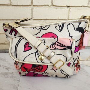 Vintage Coach Poppy Kyra Shoulder Bag Crossbody Purse